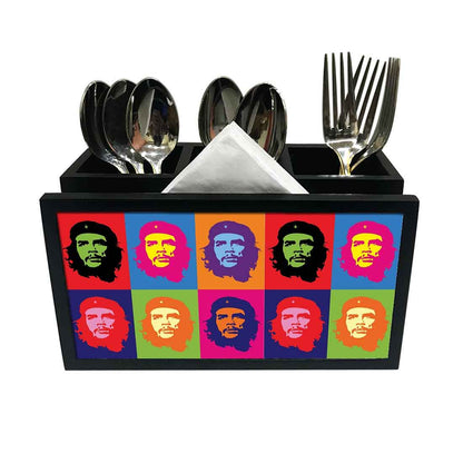 Cutlery Tissue Holder Napkin Stand -  Pop Art Icon Nutcase