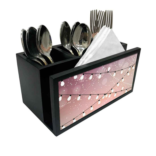 Cutlery Tissue Holder Napkin Stand -  Light Bulb Nutcase