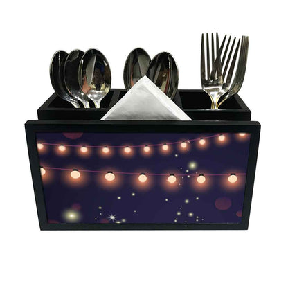 Cutlery Tissue Holder Napkin Stand -  Lighting Bulb Nutcase