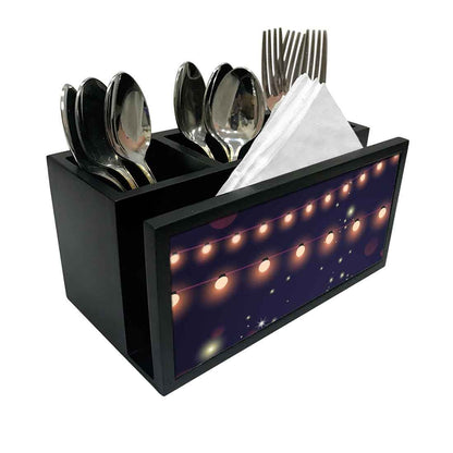 Cutlery Tissue Holder Napkin Stand -  Lighting Bulb Nutcase