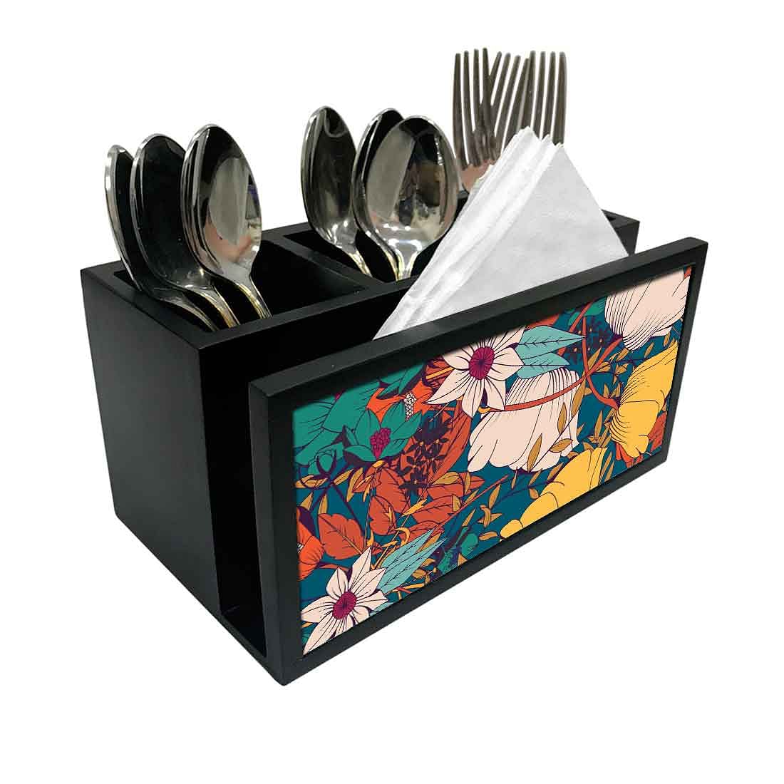 Cutlery Tissue Holder Napkin Stand -  Elegance Nutcase