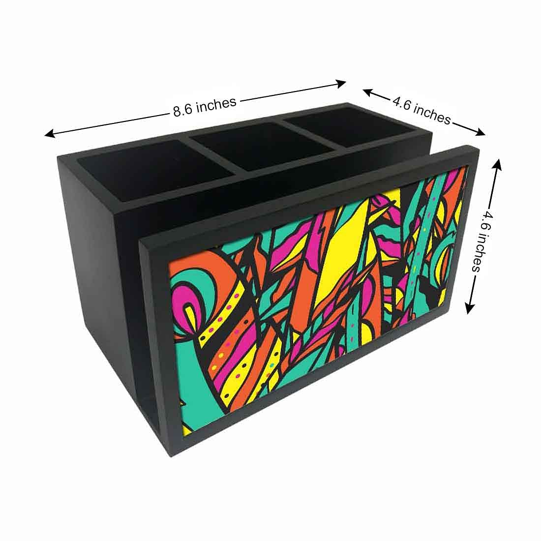 Cutlery Tissue Holder Napkin Stand -  Pop Art Jungle Nutcase