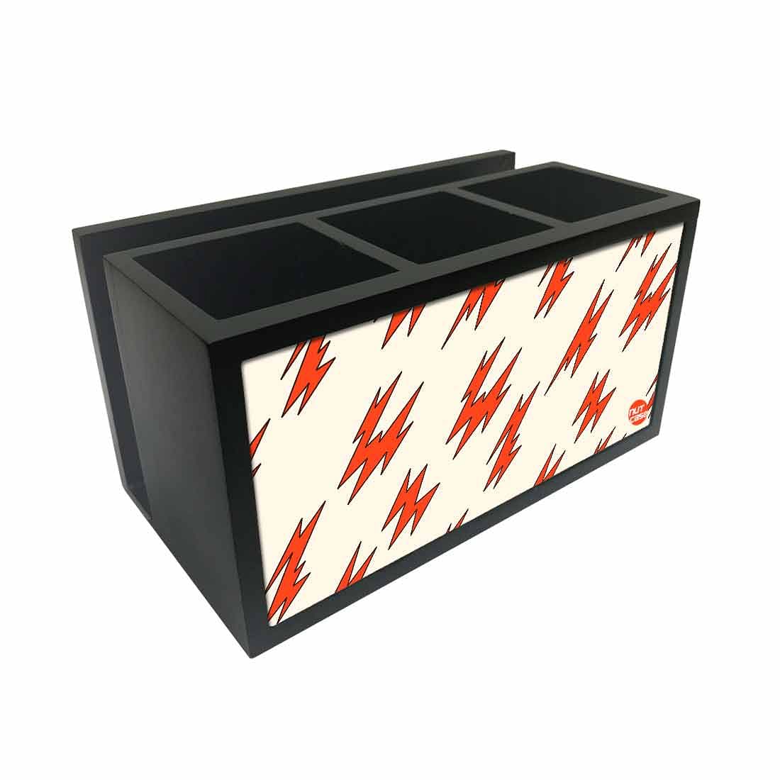 Cutlery Tissue Holder Napkin Stand -  Orange Thunder Nutcase