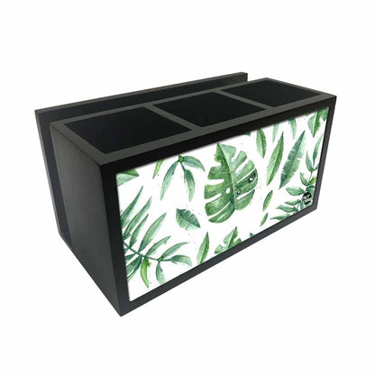 Cutlery Tissue Holder Napkin Stand -  Monstera Leaves Nutcase