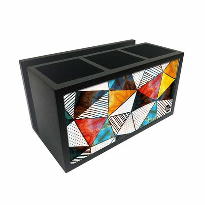 Cutlery Tissue Holder Napkin Stand -  Colorful Marble Pattern Nutcase