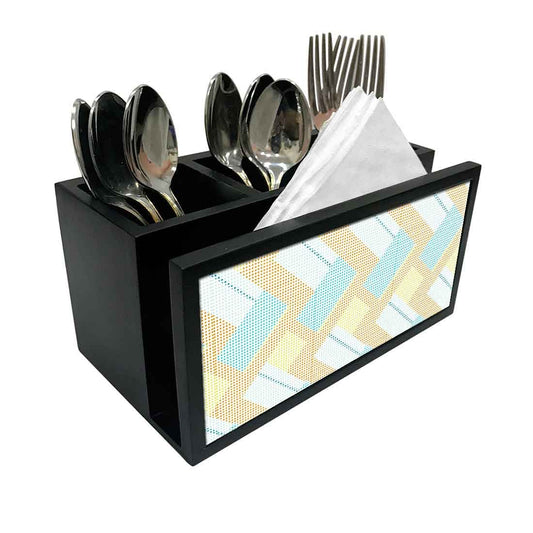 Cutlery Tissue Holder Napkin Stand -  Mix and Match Shade Nutcase