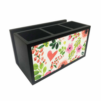 Cutlery Tissue Holder Napkin Stand -  Watercolor Floral Nutcase