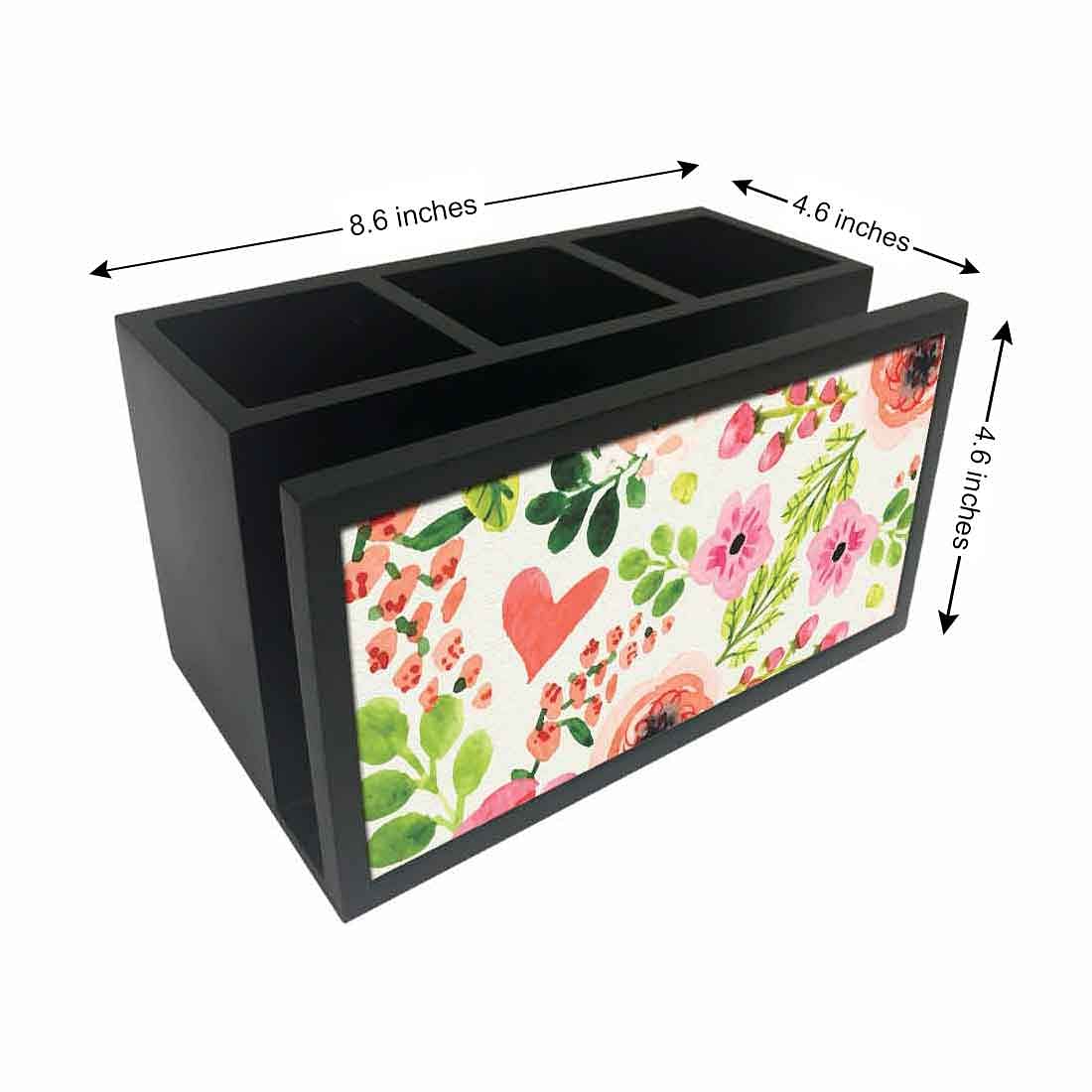 Cutlery Tissue Holder Napkin Stand -  Watercolor Floral Nutcase