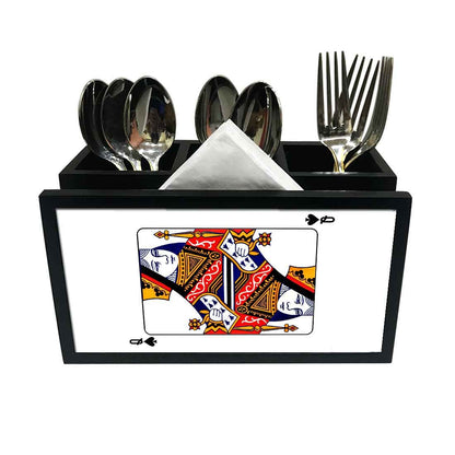 Cutlery Tissue Holder Napkin Stand -  Queen Nutcase