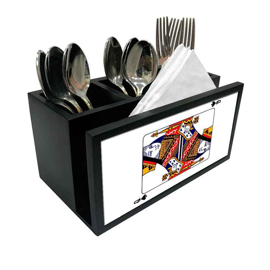 Cutlery Tissue Holder Napkin Stand -  Queen Nutcase