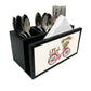 Cutlery Tissue Holder Napkin Stand -  Life is Beautiful Nutcase