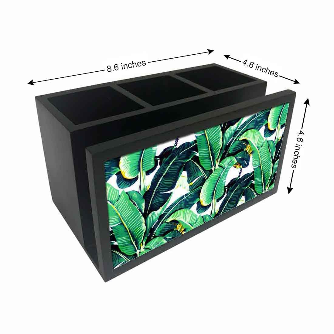 Cutlery Tissue Holder Napkin Stand -  Banana Leaf Nutcase