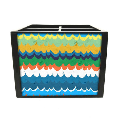 Latest Black Caddy Organizer - Colorful Waves Nutcase