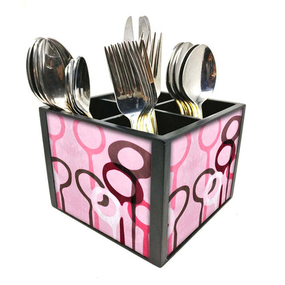 Kitchen Cutlery Holder Stand for Spoons, Forks & Knives-8 Sign Nutcase