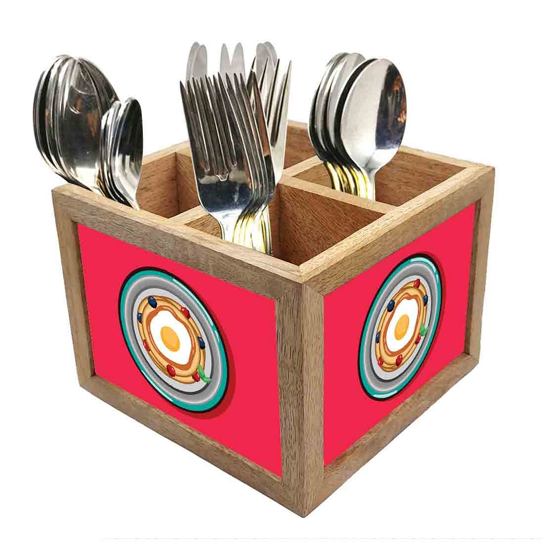 Spoon & Forks Cutlery Holder for Dining Table -  Breakfast Nutcase
