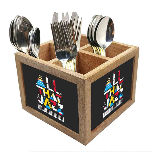 Spoon Fork Knife Holder Cutlery Stand for Kitchen - All That Jazz Nutcase