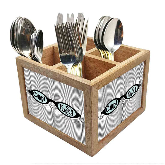 Cutlery Holder for Forks Dining Table Organizer Spoons & Knives - Confused Nutcase