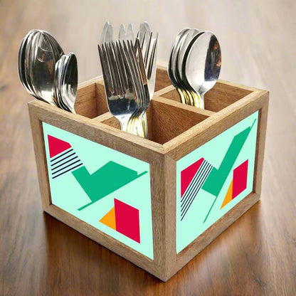 Spoon Holder in Kitchen Cutlery Stand Organizer Knives & Forks - Pattern Nutcase