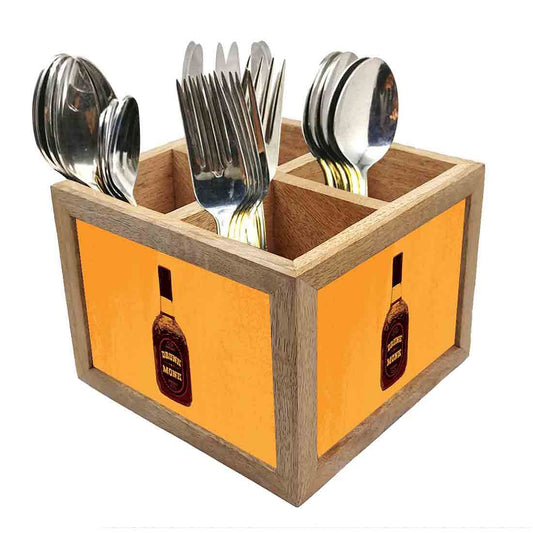 Wooden Spoon Holder Stand Cutlery for Kitchen Organizer -  Drunk Monk Nutcase