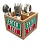 Spoon Stand Holder for Kitchen & Dining Table Organizer - Entry Exit Nutcase