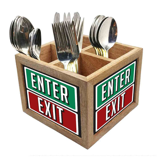 Spoon Stand Holder for Kitchen & Dining Table Organizer - Entry Exit Nutcase