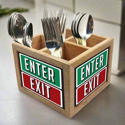 Spoon Stand Holder for Kitchen & Dining Table Organizer - Entry Exit Nutcase