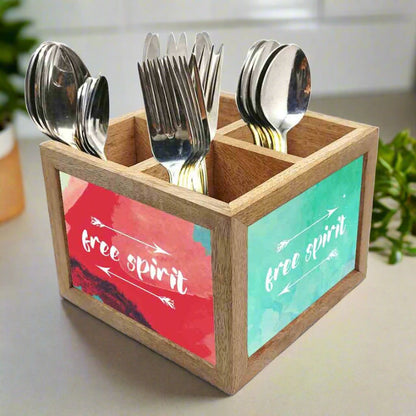 Cooking Spoon Holder Cutlery Organizer for Kitchen - Free Spirit Nutcase