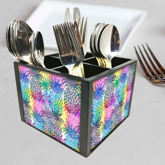 Amazing Silverware Cutlery Holder - Colorful Pineapple