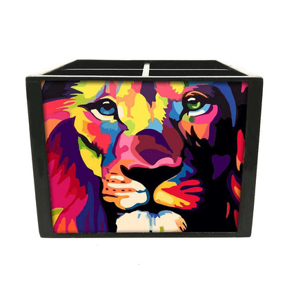 Amazing Silverware Cutlery Holder - Colorful Lion Nutcase