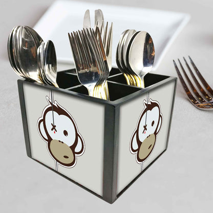 Dining-Table Spoon&Fork Holder - Crying Monkey