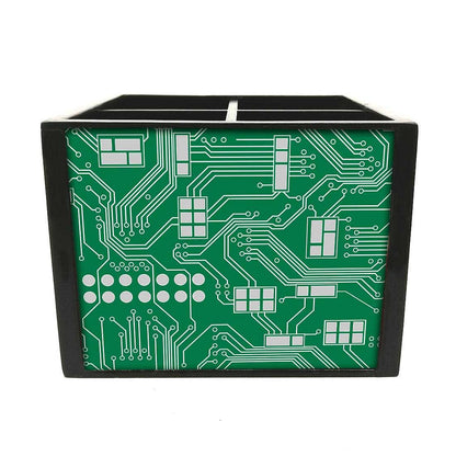 Cutlery Holder for Dining-table - Circuit Board Green Color Nutcase