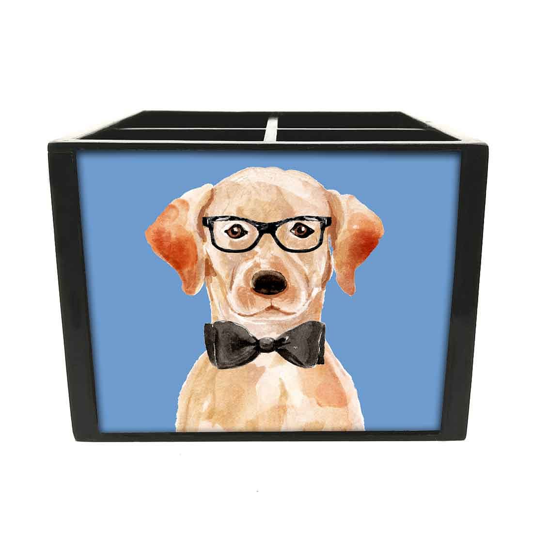 Silverware Cutlery Stand Holder -  Hipster Pitbull Nutcase