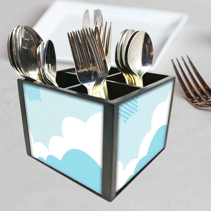 Spoon&Knife Cutlery Holder  -  Blue Sky