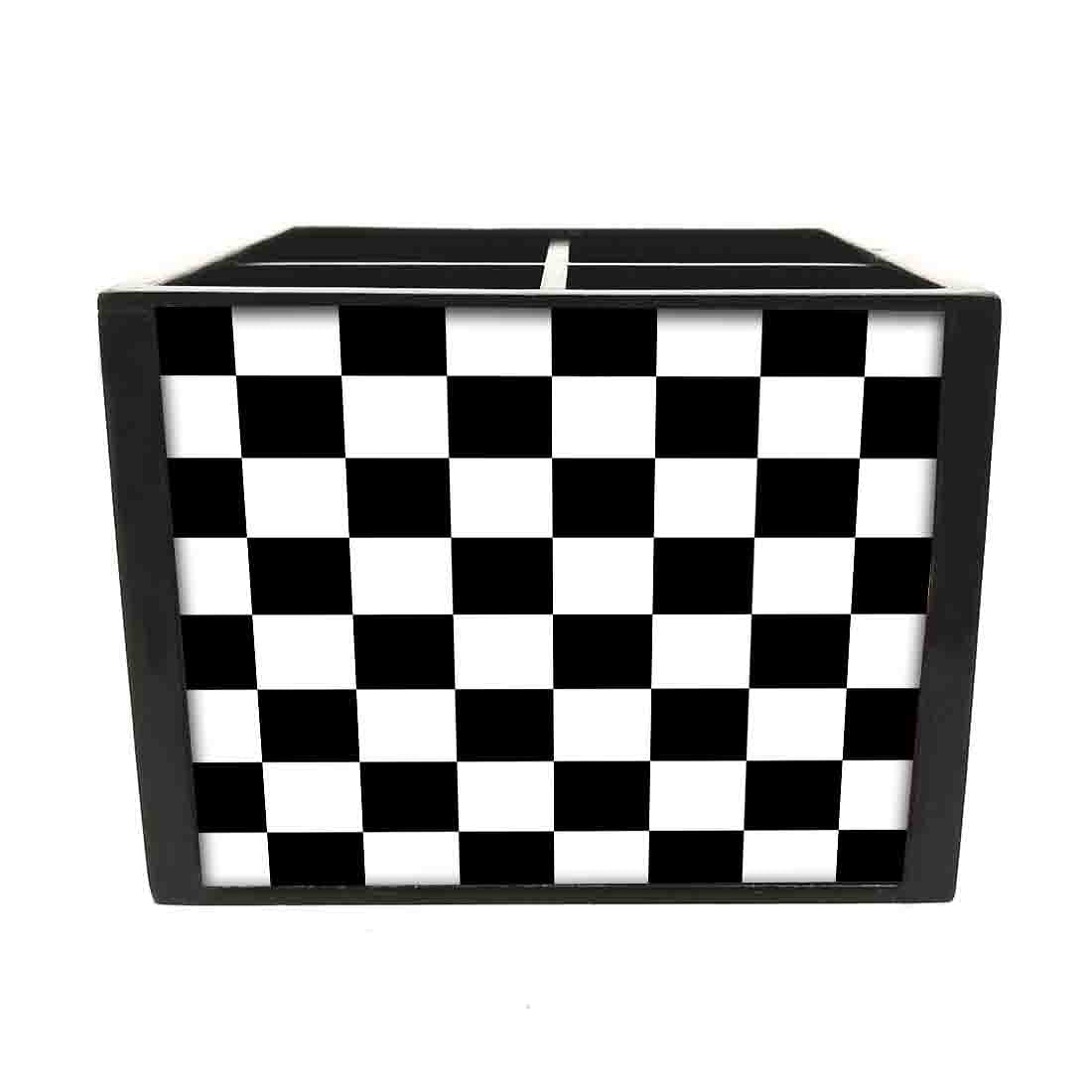 Wooden Cutlery Holder Stand - Chess Box Nutcase