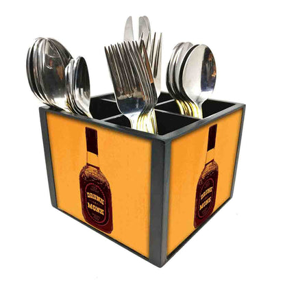 Drunk MonkCutlery Holder Stand Silverware Caddy Organizer Nutcase