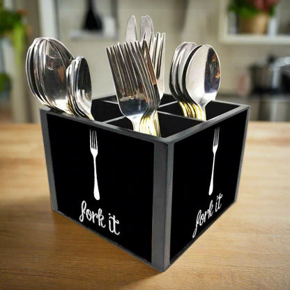 Cutlery Holder Stand Silverware Caddy Organizer for Kitchen - Fork It Nutcase