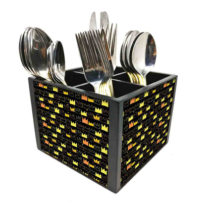 Dining-Table Spoon&Fork Holder -  Crowns Nutcase