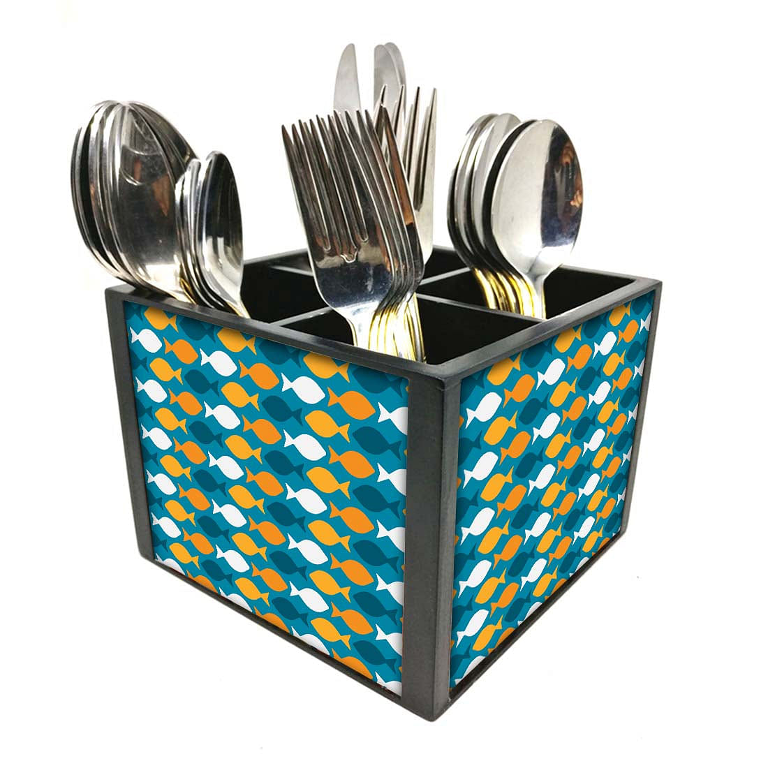 Fish EverywhereCutlery Holder Stand Silverware Caddy Organizer Nutcase