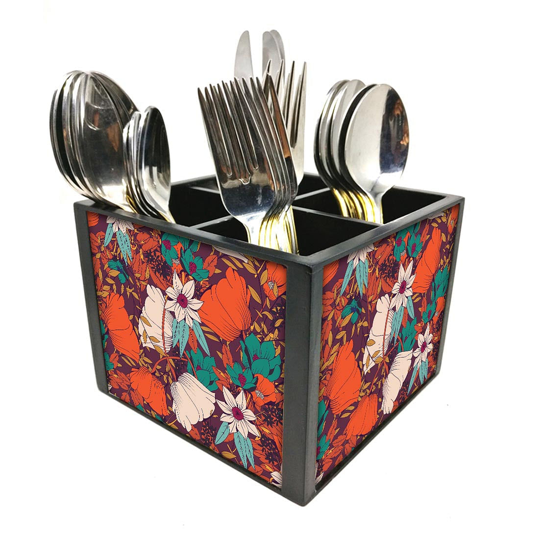 Cutlery Holder for Kitchen Silverware Caddy Organizer - Elegance Nutcase