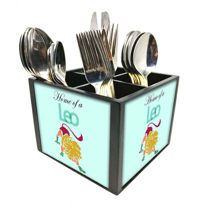 LeoCutlery Holder Stand Silverware Caddy Organizer Nutcase