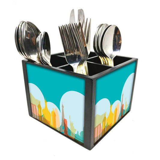 Cutlery Holder for Dining-table - City Art Nutcase