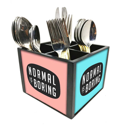 Normal BoringCutlery Holder Stand Silverware Caddy Organizer Nutcase