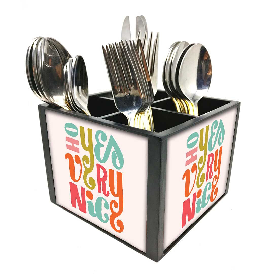 Yes Very NiceCutlery Holder Stand Silverware Caddy Organizer Nutcase