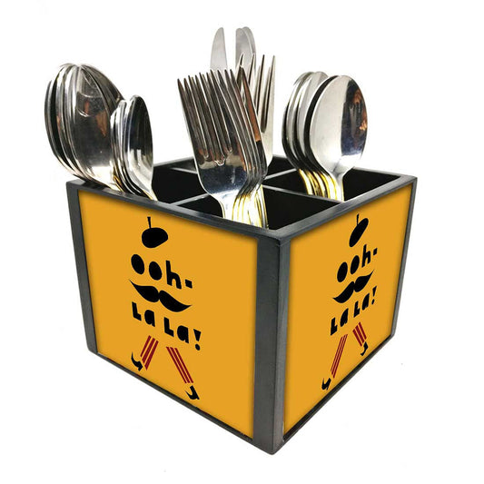 Ooh La LaCutlery Holder Stand Silverware Caddy Organizer Nutcase