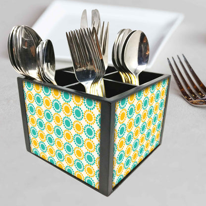 Amazing Silverware Cutlery Holder - Colorful Flowers