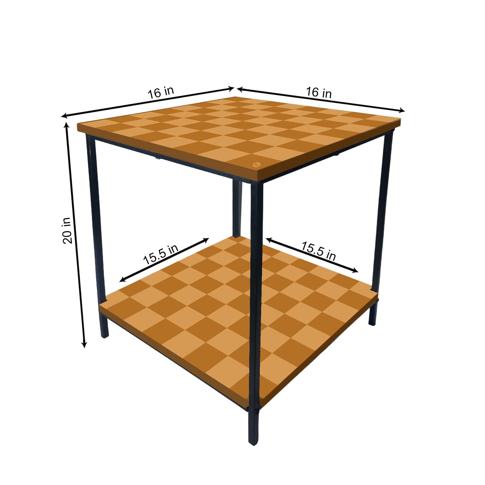 Designer Side Table for Living Room Storage - CHESS Nutcase