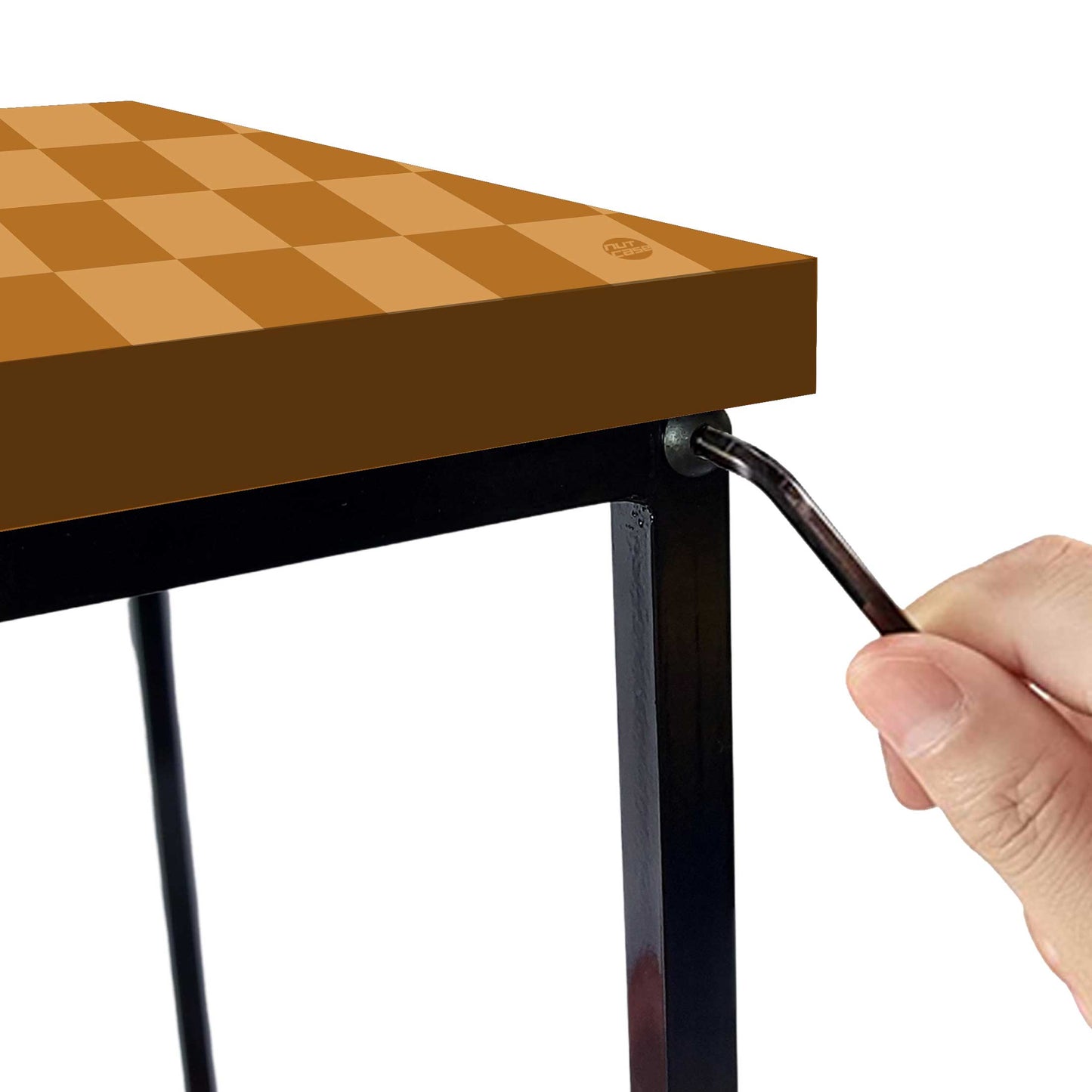 Designer Side Table for Living Room Storage - CHESS Nutcase