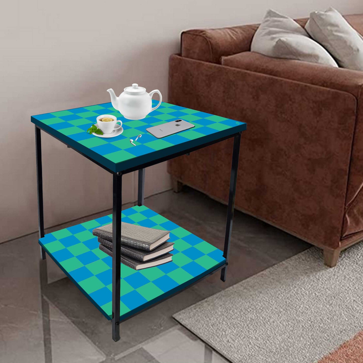 Designer Side Table for Living Room Storage - CHESS Nutcase