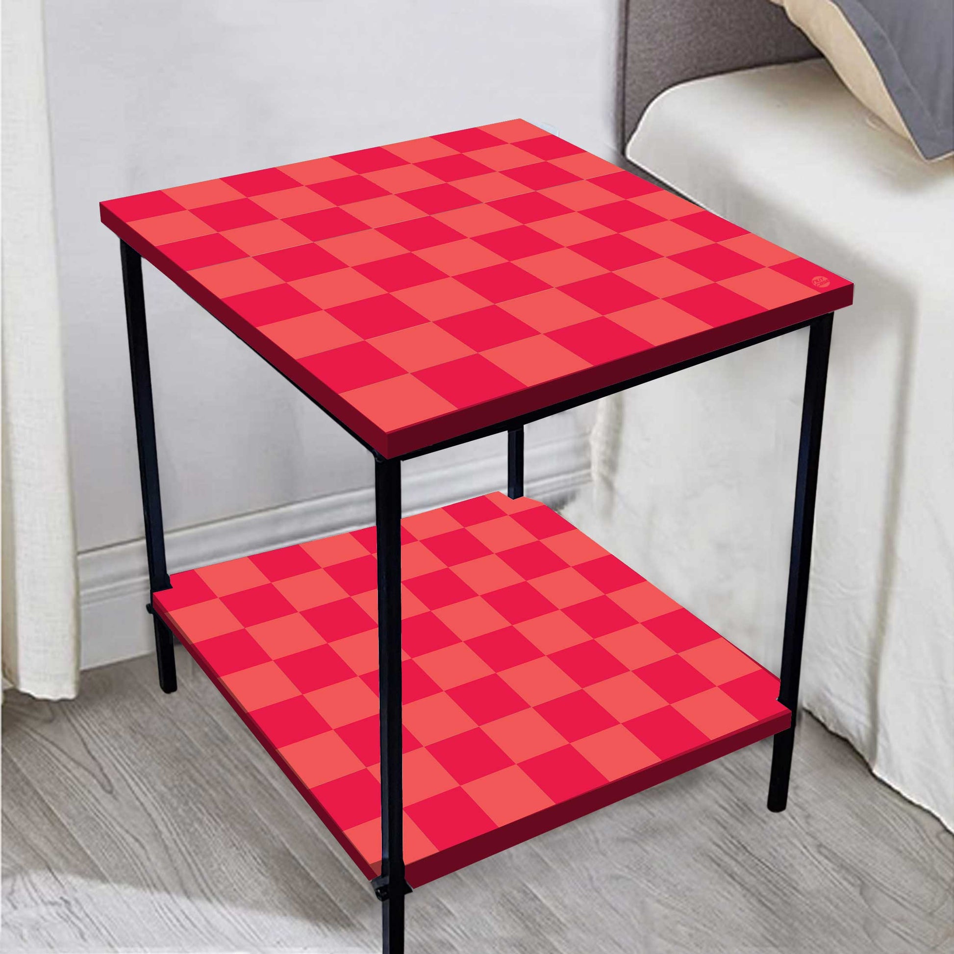 Designer Side Table for Living Room Storage - CHESS Nutcase