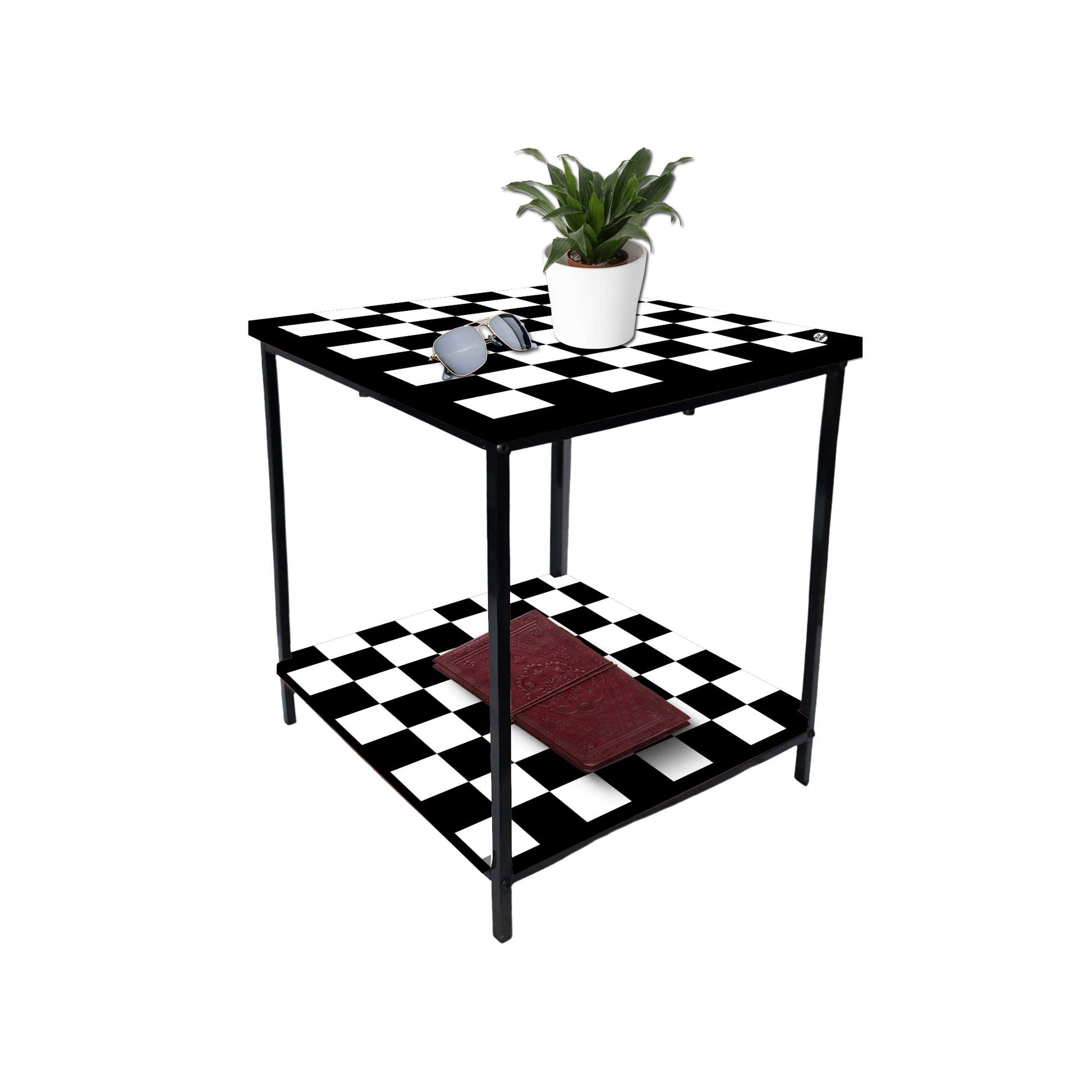 Designer Side Table for Living Room Storage - CHESS Nutcase